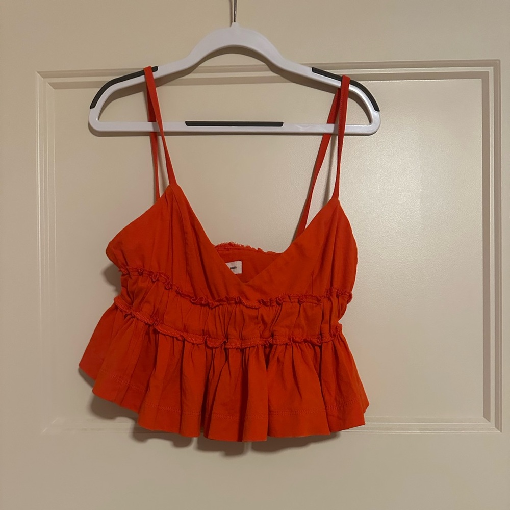 ruffle crop top